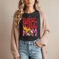 Baseball Mom Game Day Trendy Pink Leopard Mama Women T-Shirt