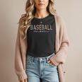 Baseball Mom Leopard Print Baseball Mama Mother's Day Women T-Shirt