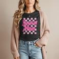 Baseball Mom And Pink Grid Sports Mother Mama Player Women T-Shirt Baseball Mom And Pink Grid Sports Mother Mama Player Women T-Shirt