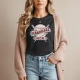 Baseball Mom Vintage Retro Game Day Son Supporter Fan Women T-Shirt
