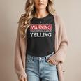 Baseball Mom Warning Uncontrollable Yelling Funny Sign Women T-Shirt