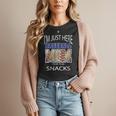 Baseball Sport I’m Just Here For The Snacks Baseball Mom Women T-Shirt