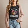 Busy Raising Ballers Basketball Baseball Mom For Women Women T-Shirt