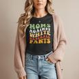 Moms Against Baseball Pants Retro Baseball Mom Women T-Shirt