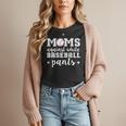 Moms Against White Baseball Pants For Baseball Moms Women T-Shirt
