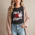 Pitch 'n Giggles Baseball Player Women Baseball Mom Women T-Shirt Pitch 'n Giggles Baseball Player Women Baseball Mom Women T-Shirt