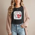 Womens Bleached Custom Baseball Mom Number 32 Heart For Mom Women T-Shirt Womens Bleached Custom Baseball Mom Number 32 Heart For Mom Women T-Shirt