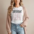 Baseball Mom Alphabet Women T-Shirt