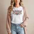 Baseball Mom Coquette Bow Mommy Ice Cream Mother's Day Mom Women T-Shirt