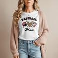 Baseball Mom Leopard Heart Game Day Love Mommy Women T-Shirt Baseball Mom Leopard Heart Game Day Love Mommy Women T-Shirt
