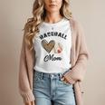 Baseball Mom Leopard Heart Baseball Player Kids Women T-Shirt Baseball Mom Leopard Heart Baseball Player Kids Women T-Shirt