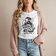 Baseball Mom May Get Loud Messy Bun Mother's Day Women T-Shirt