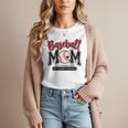 Baseball Mom Red Varsity Baseball Mama Cute Mother's Day Women T-Shirt