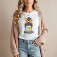 Busy Raising Ballers Softball Messy Bun Baseball Mom Women T-Shirt Busy Raising Ballers Softball Messy Bun Baseball Mom Women T-Shirt