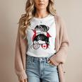 Canadian Baseball Mom Canada Flag Baseball Girl Women T-Shirt Canadian Baseball Mom Canada Flag Baseball Girl Women T-Shirt