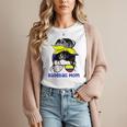 Colombia Baseball Mom Messy Bun Women T-Shirt Colombia Baseball Mom Messy Bun Women T-Shirt