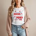 Cute Ducks On The Pond Cute Baseball Mom T-Shirt Women T-Shirt Cute Ducks On The Pond Cute Baseball Mom T-Shirt Women T-Shirt