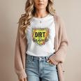 Dirt And Diamonds Baseball Leopard Baseball Mom Women T-Shirt