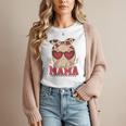 Heart Glasses Baseball Mama Baseball Mom Mother's Day Women T-Shirt Heart Glasses Baseball Mama Baseball Mom Mother's Day Women T-Shirt