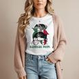 Mexico Baseball Mom Messy Bun Women T-Shirt Mexico Baseball Mom Messy Bun Women T-Shirt