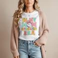 In My Mom Of Ballers Era Groovy Volleyball Baseball Mom Cute Women T-Shirt