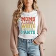 Moms Against Baseball Pants Baseball Mom Mother Women T-Shirt