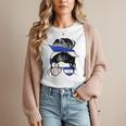 Nicaraguan Baseball Mom Nicaragua Flag Baseball Girl Women T-Shirt