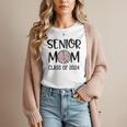 Proud Senior Baseball Mom Senior 2024 Class Leopard Game Day Women T-Shirt Proud Senior Baseball Mom Senior 2024 Class Leopard Game Day Women T-Shirt