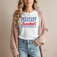 Retro Baseball Mom Mother's Day Weekend Forecast Baseball Women T-Shirt Retro Baseball Mom Mother's Day Weekend Forecast Baseball Women T-Shirt