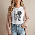 Women's Baseball Softball Baseball Mom LOVE Baseball Women T-Shirt Women's Baseball Softball Baseball Mom LOVE Baseball Women T-Shirt