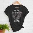 Baseball Mom My Son Will Be Waiting For You At Home Women T-Shirt Baseball Mom My Son Will Be Waiting For You At Home Women T-Shirt