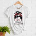 Busy Raising Ballers Messy Bun Funny Baseball Mom Women T-Shirt Busy Raising Ballers Messy Bun Funny Baseball Mom Women T-Shirt