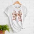 Coquette Bow Baseball Mama Baseball Mom Women Premium Women T-Shirt