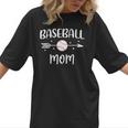 Baseball Mom Cute Grandson Player Arrow Heart Family Women T-Shirt Baseball Mom Cute Grandson Player Arrow Heart Family Women T-Shirt