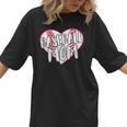 Baseball Mom Heart Women T-Shirt Baseball Mom Heart Women T-Shirt