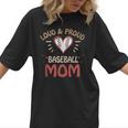 Baseball Moms Game Practice Sports School Kids Women T-Shirt