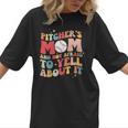 Groovy Ptchers Baseball Mom And Not Afraid To Yell About It Women T-Shirt