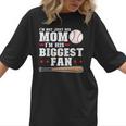 I'm Not Just His Mom I'm His Biggest Fan Baseball Mom Women T-Shirt