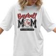 Baseball Mom Red Varsity Baseball Mama Cute Mother's Day Women T-Shirt