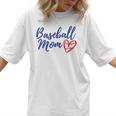 Cute Baseball Mom Heart Matching Mama Mother's Day Women's Women T-Shirt Cute Baseball Mom Heart Matching Mama Mother's Day Women's Women T-Shirt