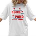 Cute Ducks On The Pond Cute Baseball Mom T-Shirt Women T-Shirt Cute Ducks On The Pond Cute Baseball Mom T-Shirt Women T-Shirt