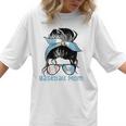 Guatemala Baseball Mom Messy Bun Women T-Shirt Guatemala Baseball Mom Messy Bun Women T-Shirt
