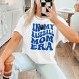 In My Baseball Mom Ear Blue Women T-Shirt In My Baseball Mom Ear Blue Women T-Shirt