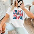 In My Baseball Mom Era Smile Face Retro Women T-Shirt