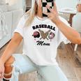 Baseball Mom Leopard Heart Game Day Love Mommy Women T-Shirt Baseball Mom Leopard Heart Game Day Love Mommy Women T-Shirt