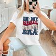 Groovy In My Baseball Mom Era Baseball Mama Mother's Day Women T-Shirt Groovy In My Baseball Mom Era Baseball Mama Mother's Day Women T-Shirt