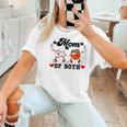 Mom Of Both Basketball Baseball Mom Women T-Shirt