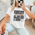 Weekend Forecast My Son Has Practice Baseball Mom Women T-Shirt Weekend Forecast My Son Has Practice Baseball Mom Women T-Shirt
