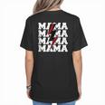 Baseball Mama Baseball Mom Women's T-Shirt Back Print