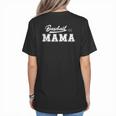 Baseball Mom Design Women's T-Shirt Back Print